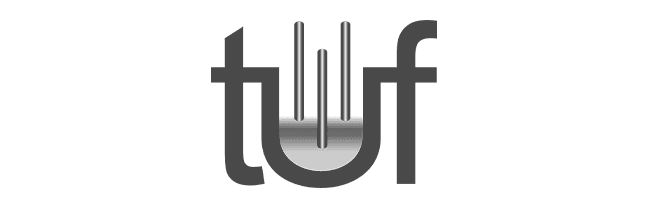 TUF logo in grey