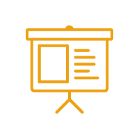 Icon of a presentation