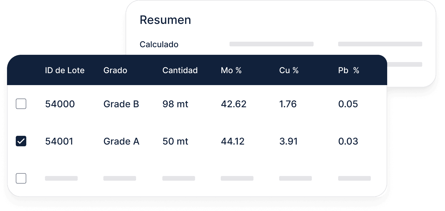 Allocation planning in Metalshub (ES)