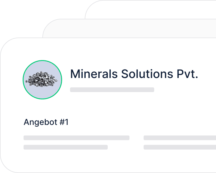 Angebot von Minerals Solutions Pvt. in Metalshub (DE)