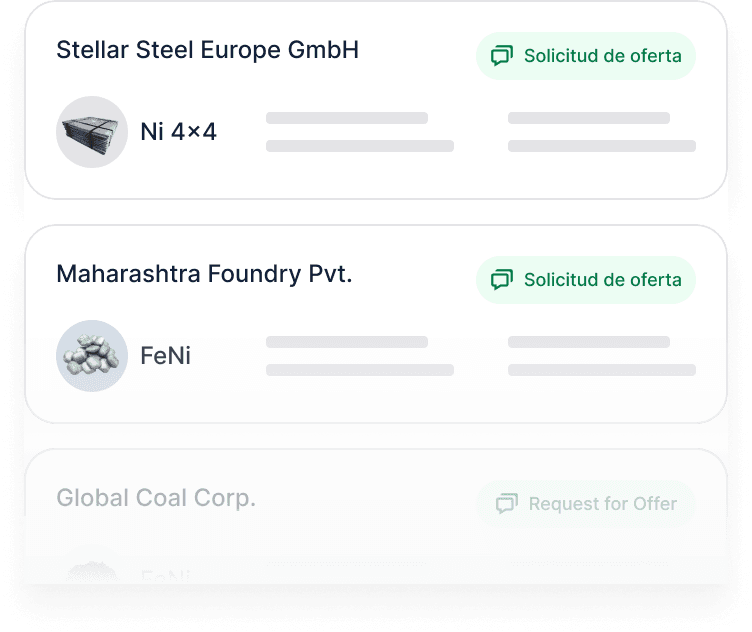 Enquiry management in Metalshub (ES)