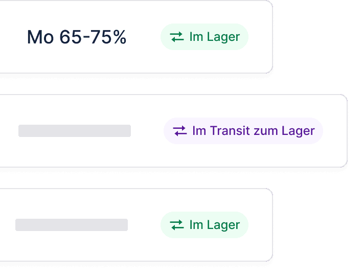 Inventory logistics in Metalshub (DE)