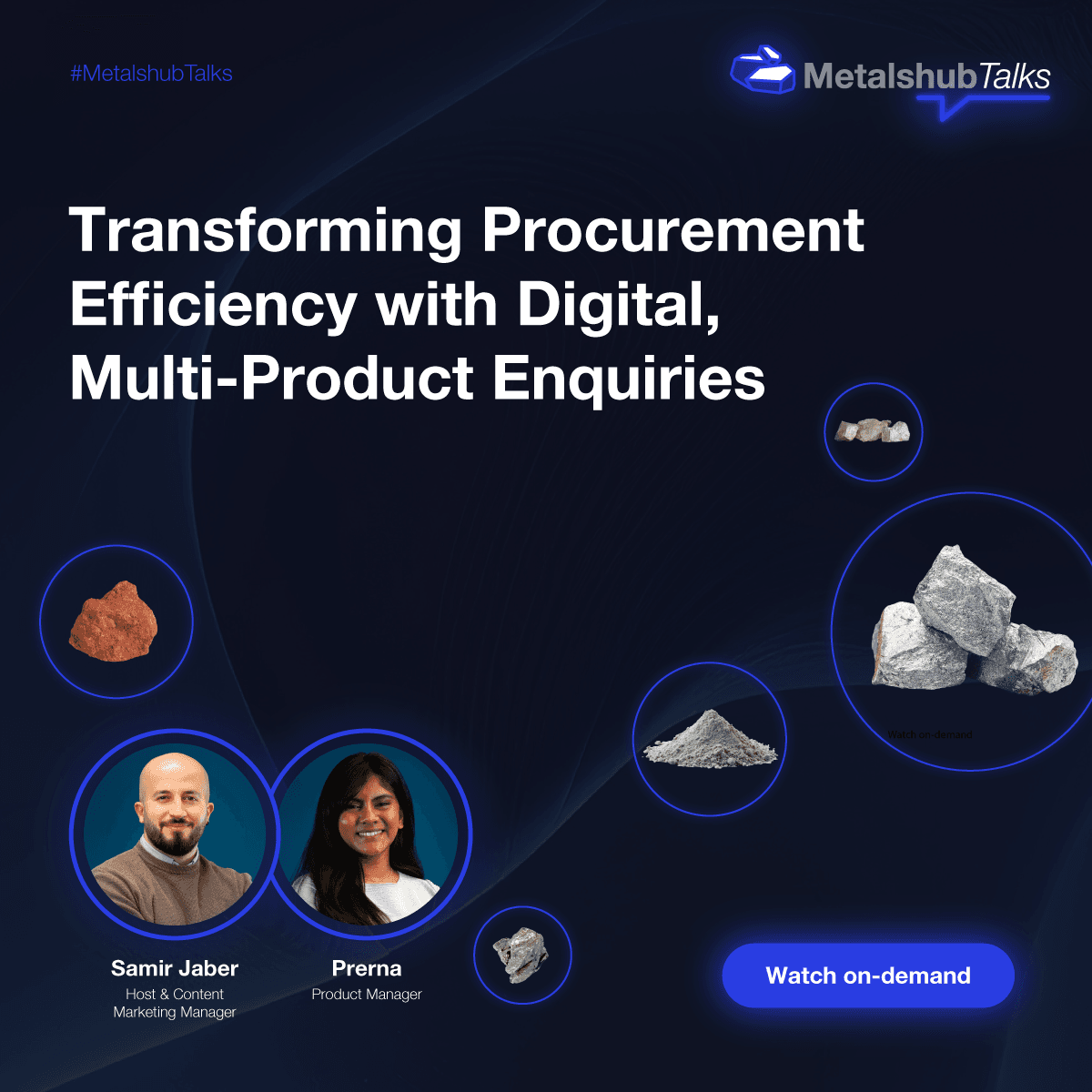 MetalshubTalks 001 webinar: Transforming Procurement Efficiency with Digital Multi-Product Enquiries