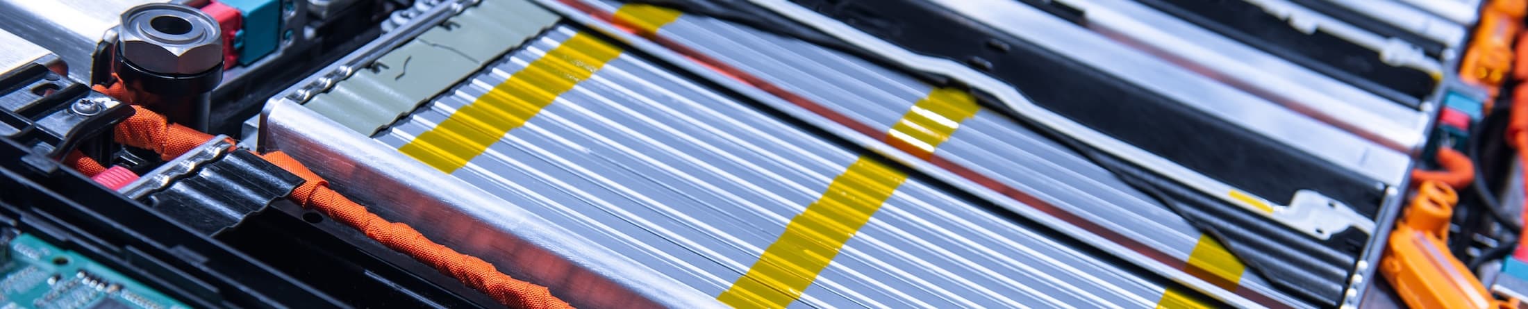 Batteries situated in a system with electronics