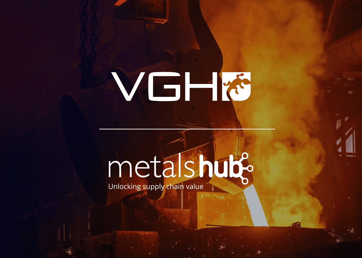 VGH and Metalshub logos on a darkened background