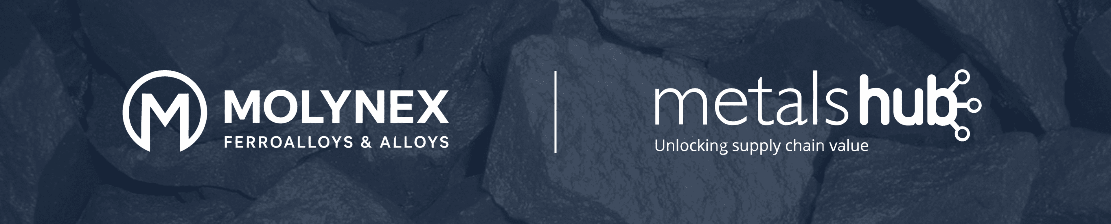 Molynex and Metalshub logos on a darkened background