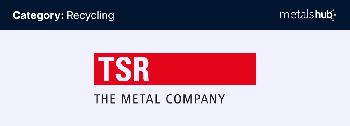 Metalshub Supplier Awards 2025: category recycling - TSR