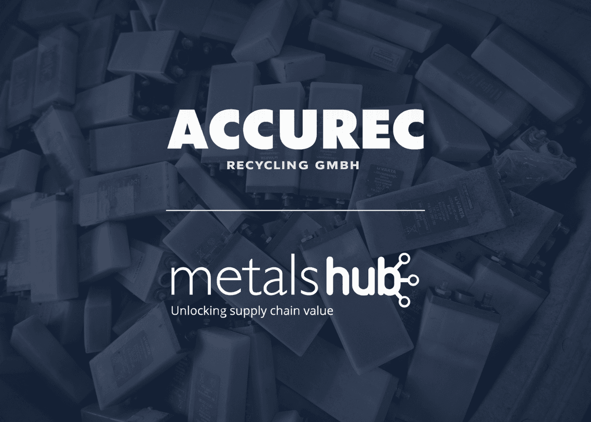 Accurec and Metalshub logos on a darkened background