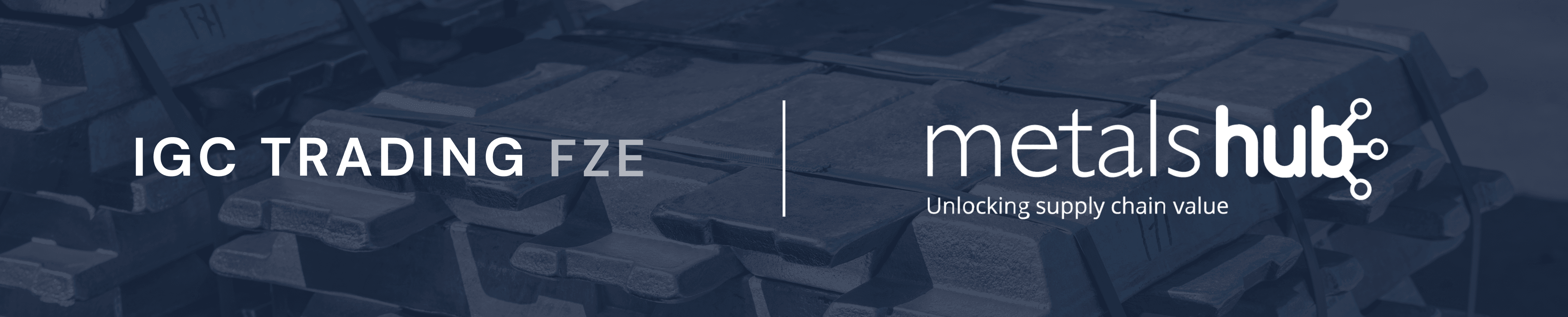 IGC Trading and Metalshub logos on a darkened background