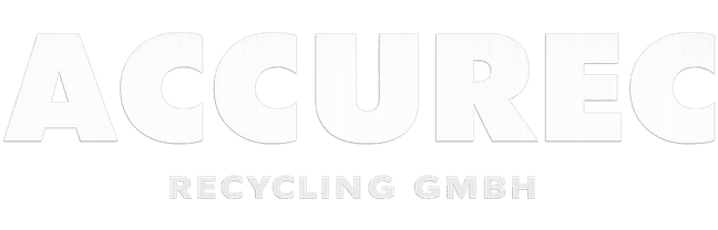 Accurec Recycling logo in white