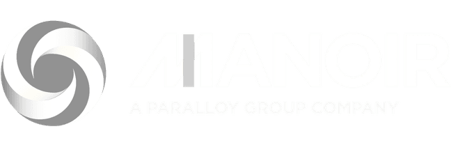 Paralloy Manoir logo in white