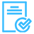 Document icon with a checkmark
