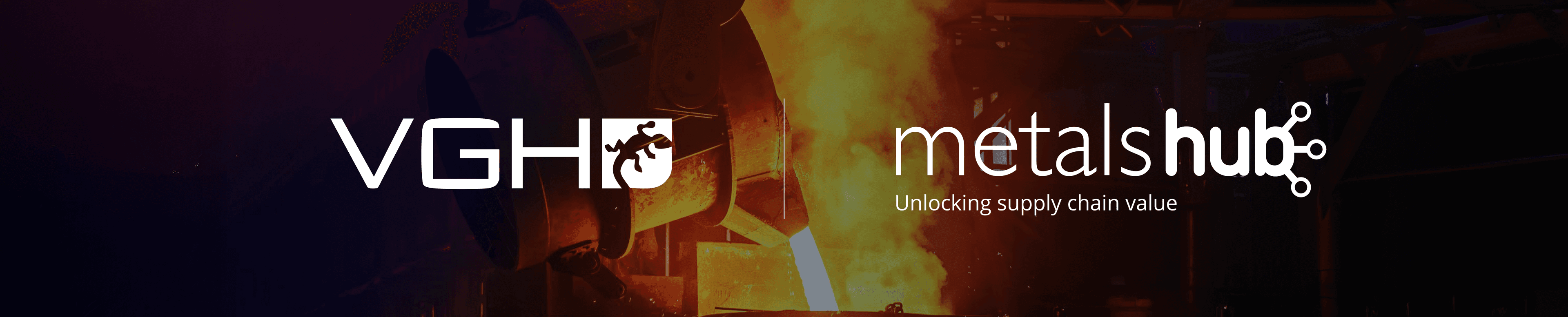 VGH and Metalshub logos on a darkened background