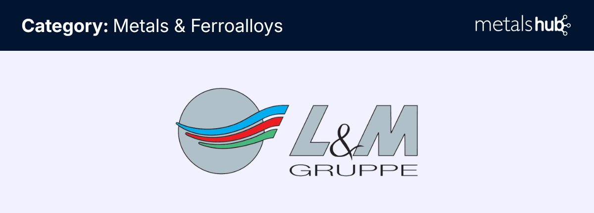 Metalshub Supplier Awards 2025: category metals & ferroalloys - L&M Group