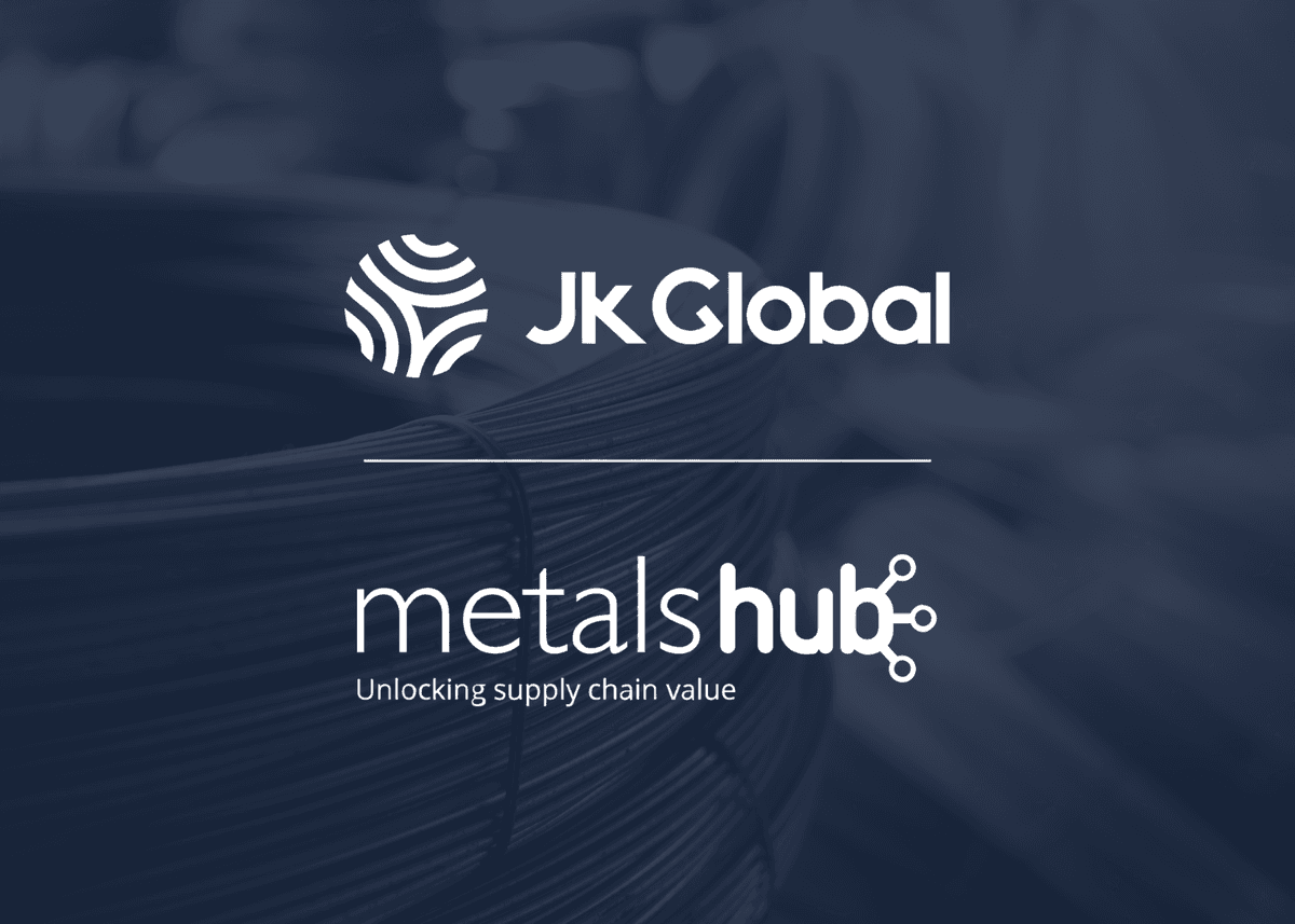 JK Global and Metalshub logos on a darkened background