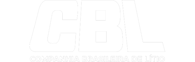 Companhia Brasileira de Lítio (CBL) logo in white