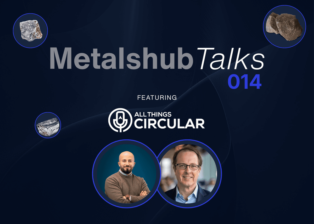 MetalshubTalks 014 webinar with host Samir Jaber and guest speaker Dr Peter C. Evans (All Things Circular)
