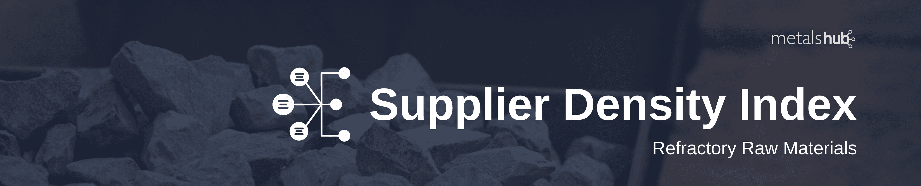 Supplier density index for refractory raw materials on Metalshub